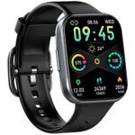 Smartwatch, 1.69'' Reloj Inteligente Hombre Mujer 25 Modos Deportes Pulsera Actividad Impermeable IP68 con Pulsómetro, Monitor de Sueño Podómetro Caloría Notificación de Mensajes para Android iOS